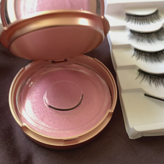 How to add lashes to a new compact mirror