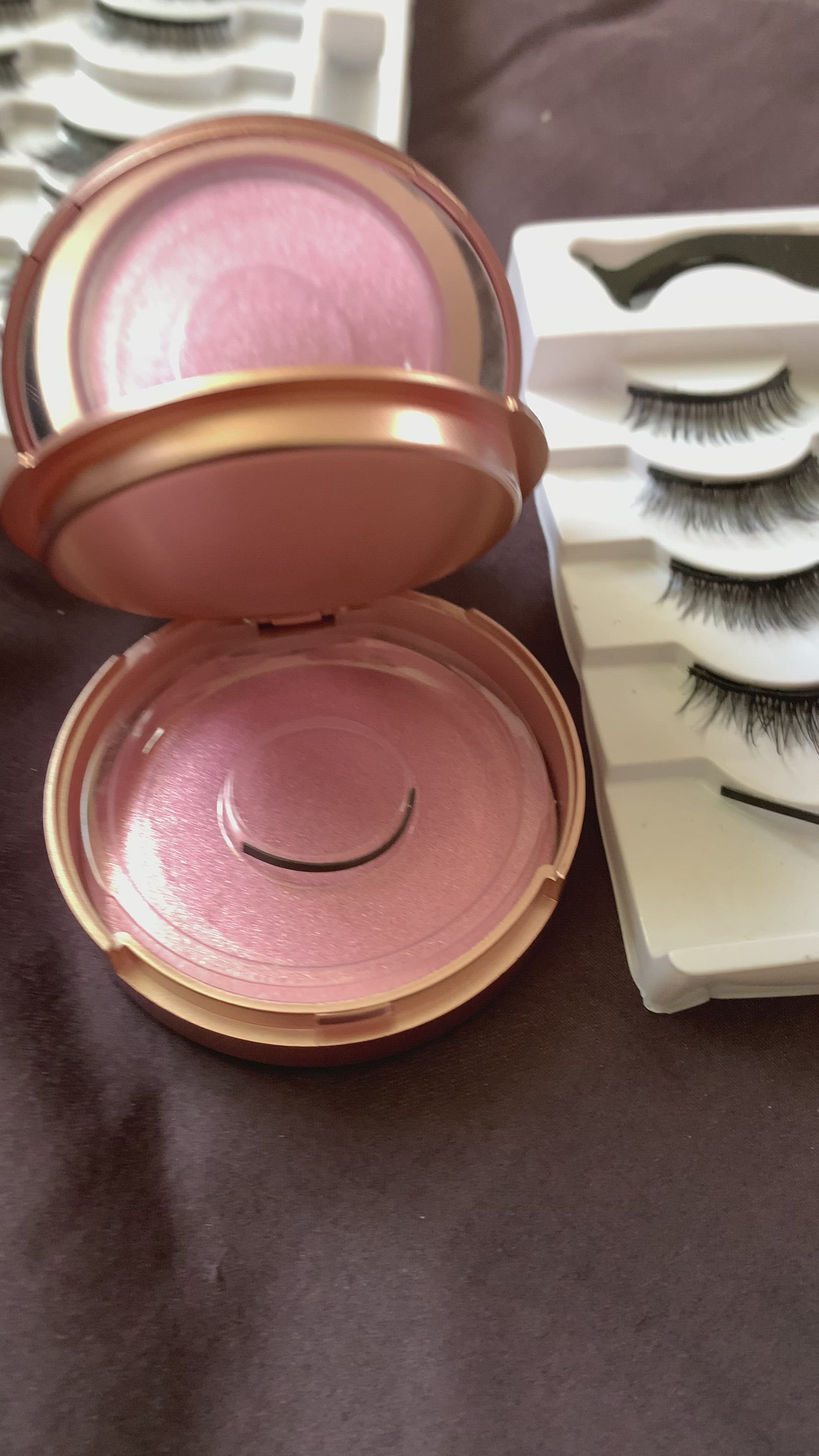 How to add lashes to a new compact mirror