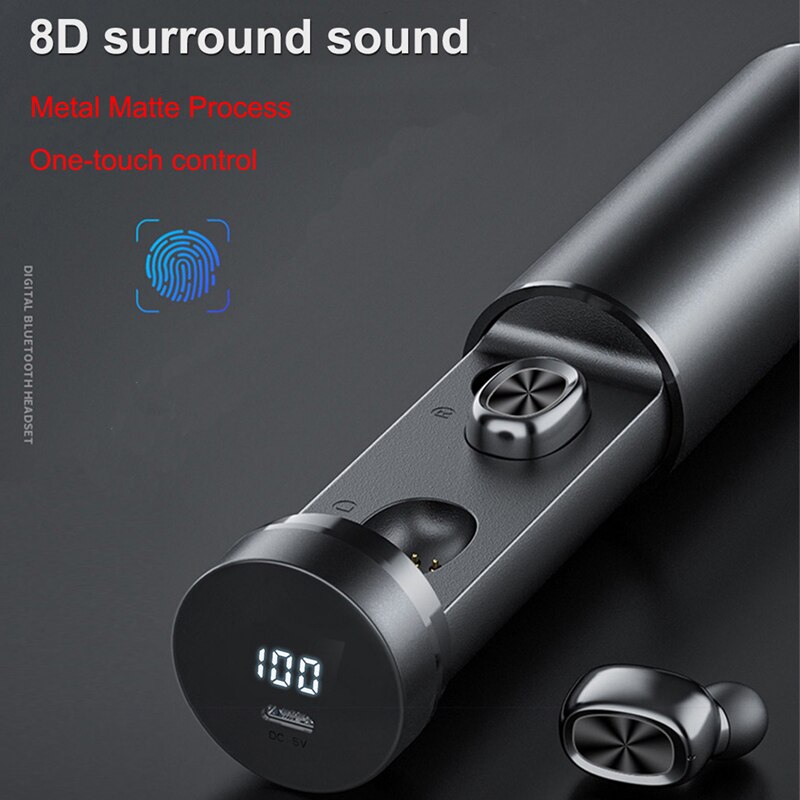 Bluetooth Wireless Earbuds - With Mic - Waterproof