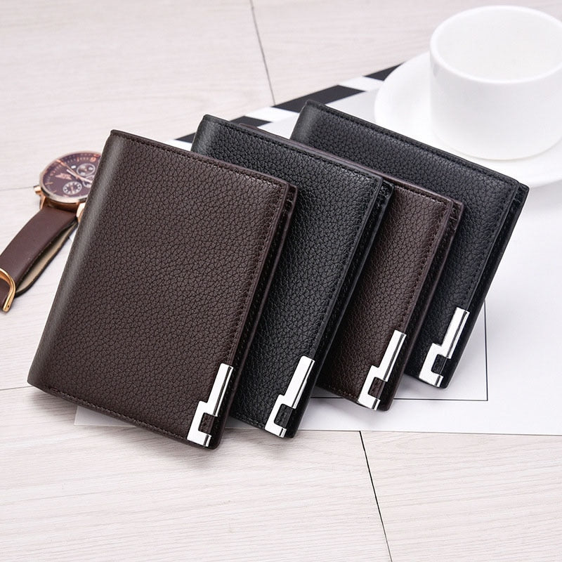 Mens Leather Wallet - Ultra-thin