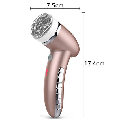 Facial Cleansing Brush with 360 Rotating Head