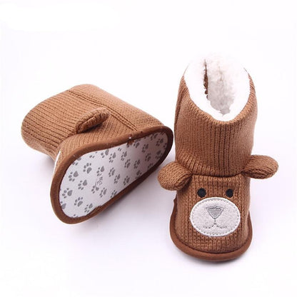 Baby Boots - Infant - Toddler - Newborn Cute Cartoon Bear Shoes
