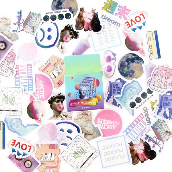 46 Pack DIY Stickers for Crafts ~ Diary ~ Labels ~ Stationery