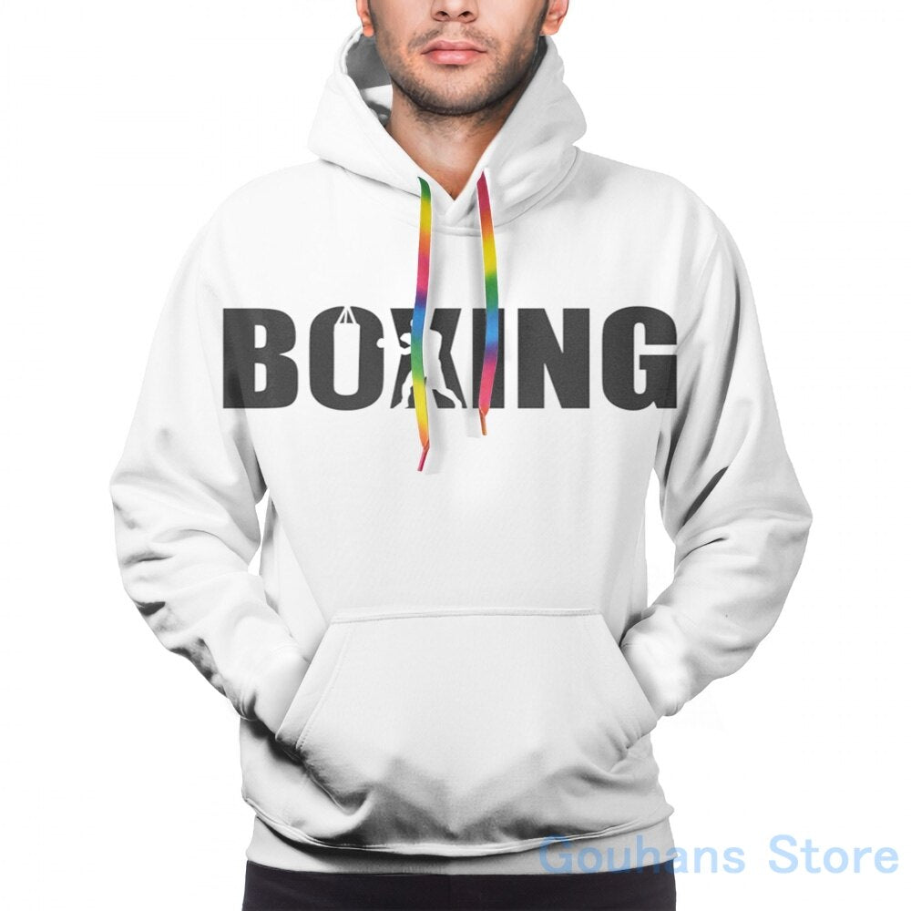 Mens Boxing print Casualwear hoodie