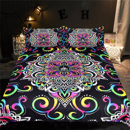 Duvet Bedding - Colorful Bed Set 3-Piece