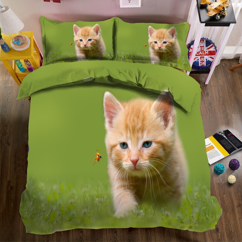 Kitten 3d Duvet Bedding sets