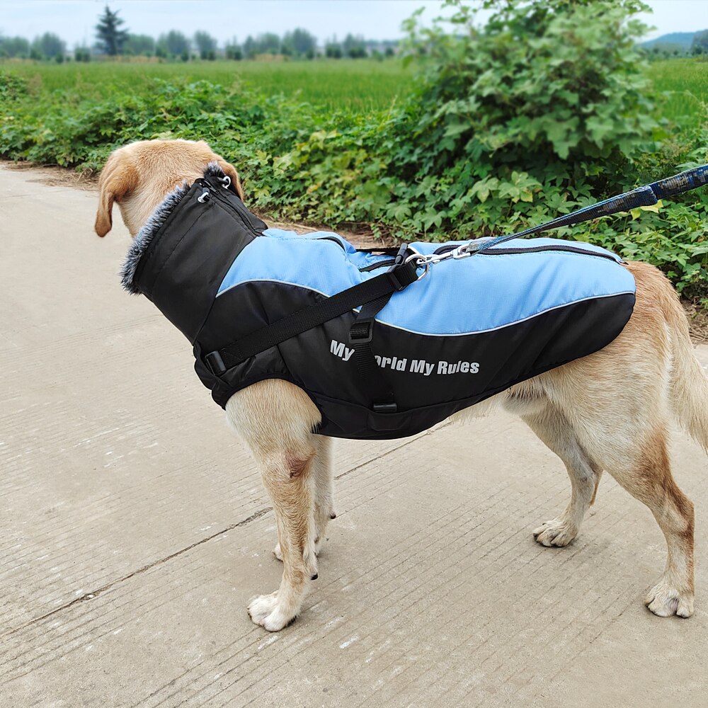Dog Vest Warm Winter Coat with Harness straps For Small to Medium Sized doges