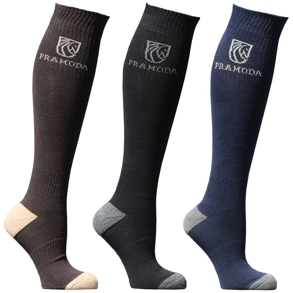 3 Pack Horse Riding Sports Socks for Men and Women - Made in Turkey