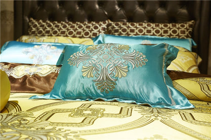 Luxury with a Golden Royal Edge 10 Piece Bedding Set - SOLD OUT