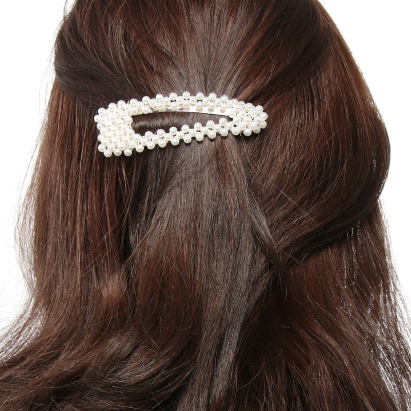 5Pcs/Set Fashion Pearl Hair Clip