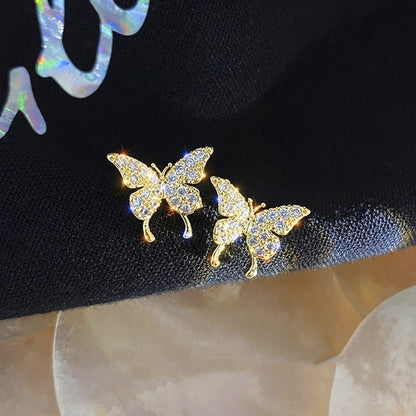 Cute Butterfly Earrings - Clip On