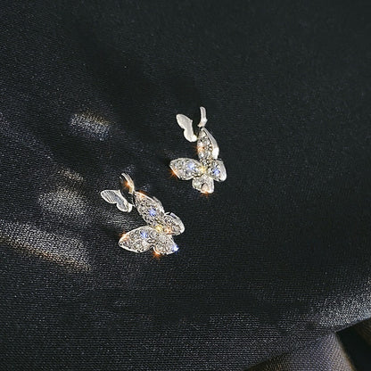 Cute Butterfly Earrings - Clip On