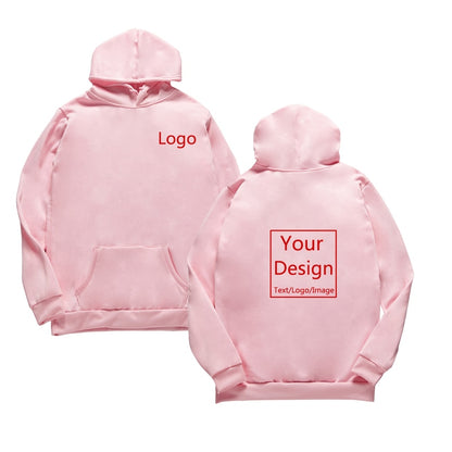 Custom Made Hoodies DIY Text or Logo or Image Print High Quality