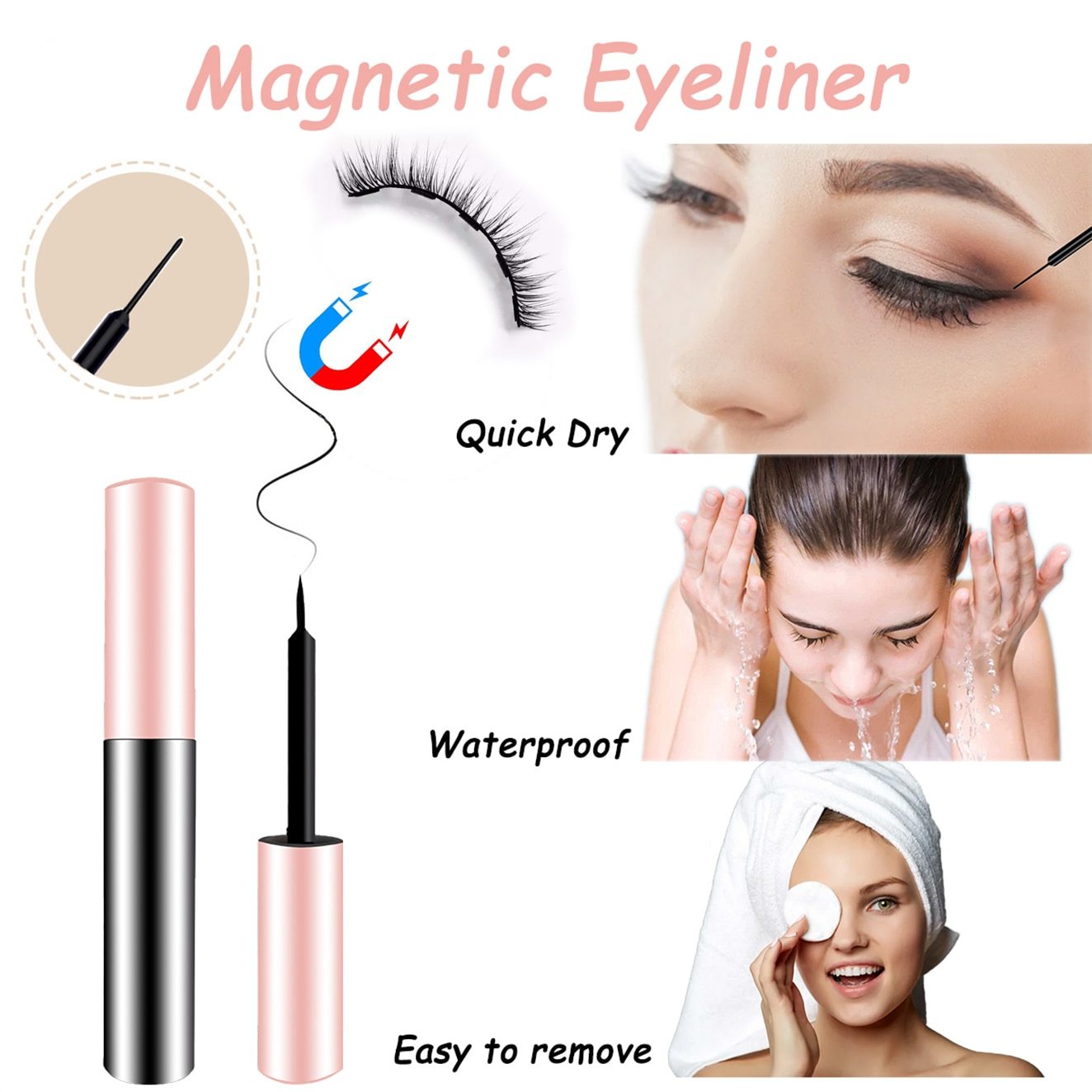 USA 7x Magnetic Eyelashes Sets