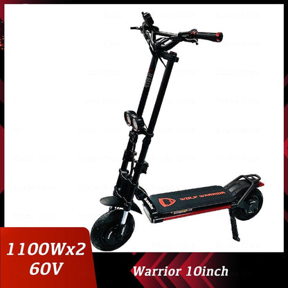 Foldable 101inch 1100W*2 60V 21Ah 28Ah Official Electric Scooter Skateboard Kick Scooter
