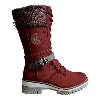 Ladies Winter Mid-calf Suede Boots (ORDER IN)